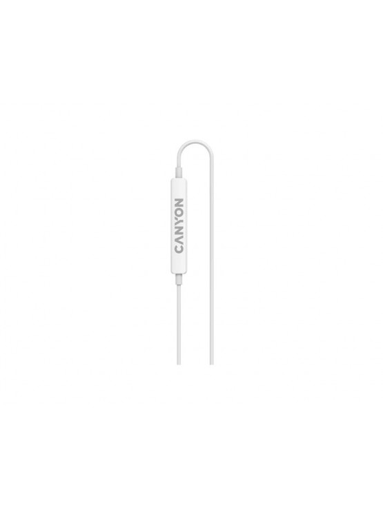 ყურსასმენი: Canyon SEP-6 USB Type-C Wired Earphones HiRes Sound White - CNS-CEP6W