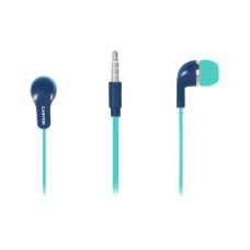 ყურსასმენი: Canyon EPM-02 Colourful Stereo Earphones With Mic Blue/Green - CNS-CEPM02GBL