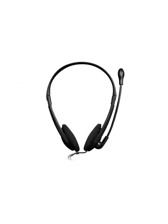ყურსასმენი: Canyon HS-01 Stylish And Comfy Headset With Mic Black/Orange - CNS-CHS01BO