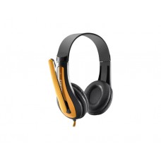 ყურსასმენი: Canyon HSC-1 Simple PC Headset Black/Yellow - CNS-CHSC1BY