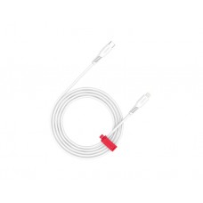 კაბელი: Canyon CLN30SC USB-C to Lightning Power Delivery 27W Cable 1.2m White - CNS-CLN30SC12W