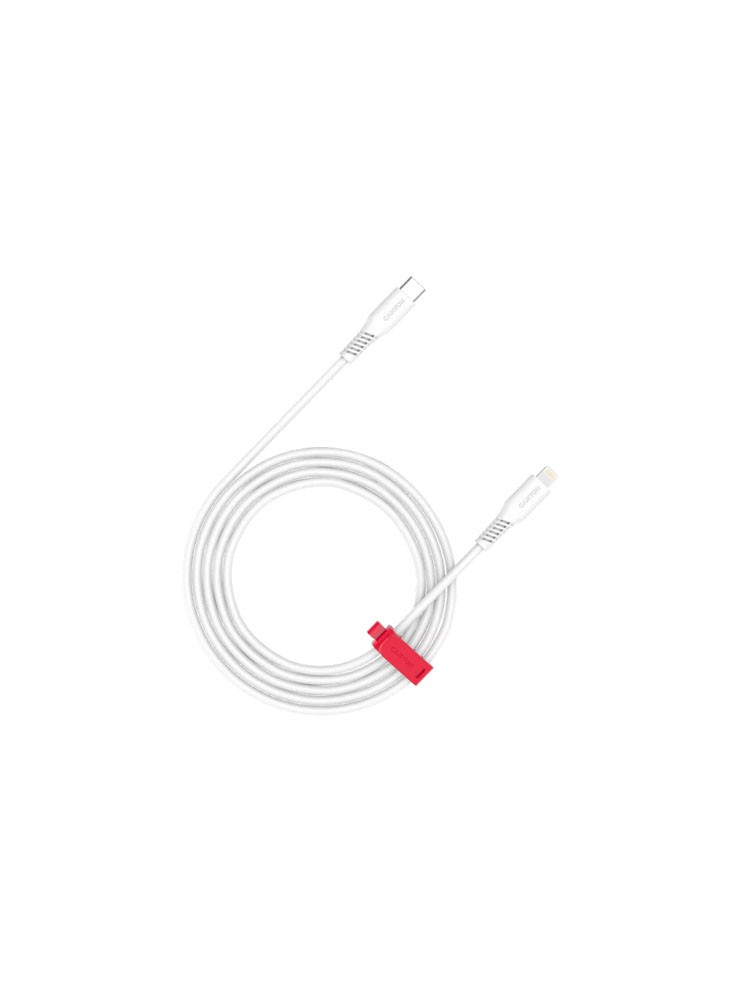 კაბელი: Canyon CLN30SC USB-C to Lightning Power Delivery 27W Cable 1.2m White - CNS-CLN30SC12W