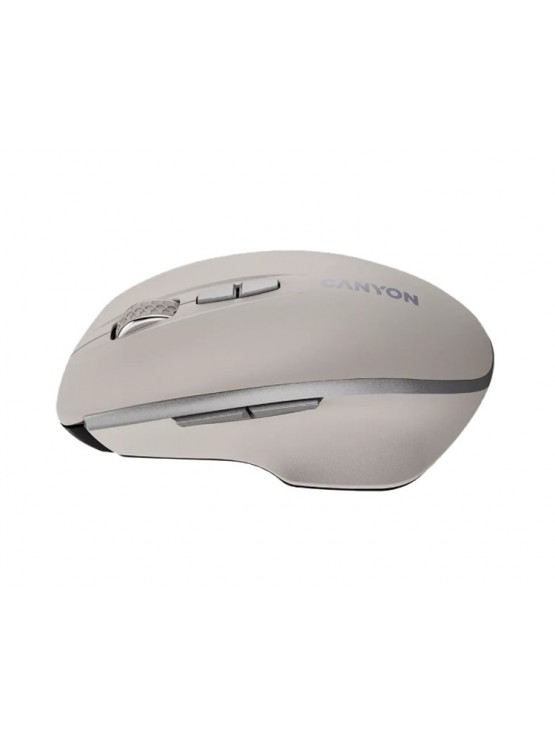 მაუსი: Canyon MW-21 Wireless Optical Mouse With Blue LED Sensor Cosmic Latte - CNS-CMSW21CL
