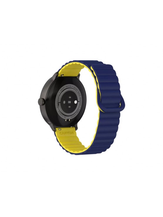 სმარტ საათი: Canyon Jacky SW-69 Smart Watch Blue/Yellow - CNS-SW69BL
