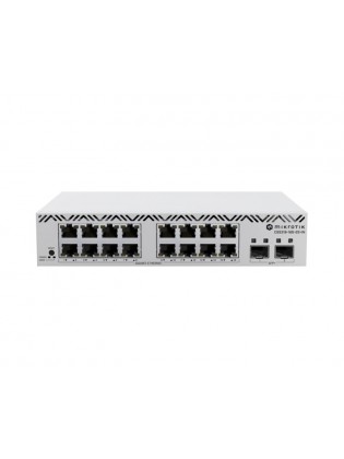 სვიჩი: MikroTik CSS318 16-Port Managed Network Switch - CSS318-16G-2S+IN