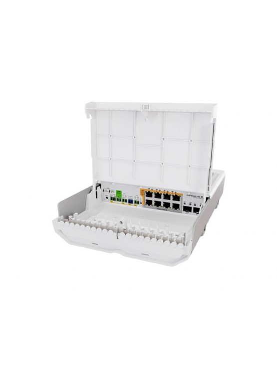 სვიჩი: MikroTik netPower Lite 8P Managed PoE Switch Outdoor - CSS610-8P-2S+OUT