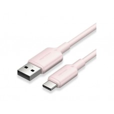 კაბელი: Vention CTQPF USB 2.0 to USB Type-C Cable 1m Pink