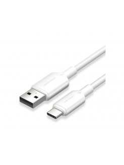 კაბელი: Vention CTQWF USB 2.0 to USB Type-C Cable 1m White