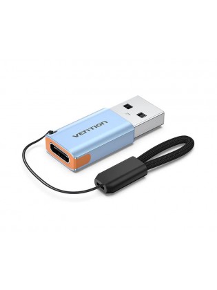 ადაპტერი: Vention CUAH0 USB 3.1 to USB-C Adapter 10Gbps Data Transfer Gray Aluminum