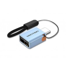 ადაპტერი: Vention CUBH0 USB 3.1 Type-C to USB OTG Adapter 10Gbps Data Transfer Gray Aluminum