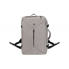 ნოუთბუქის ჩანთა: Dicota Dual Plus EDGE 13-15.6" Laptop Backpack Light Grey - D31716