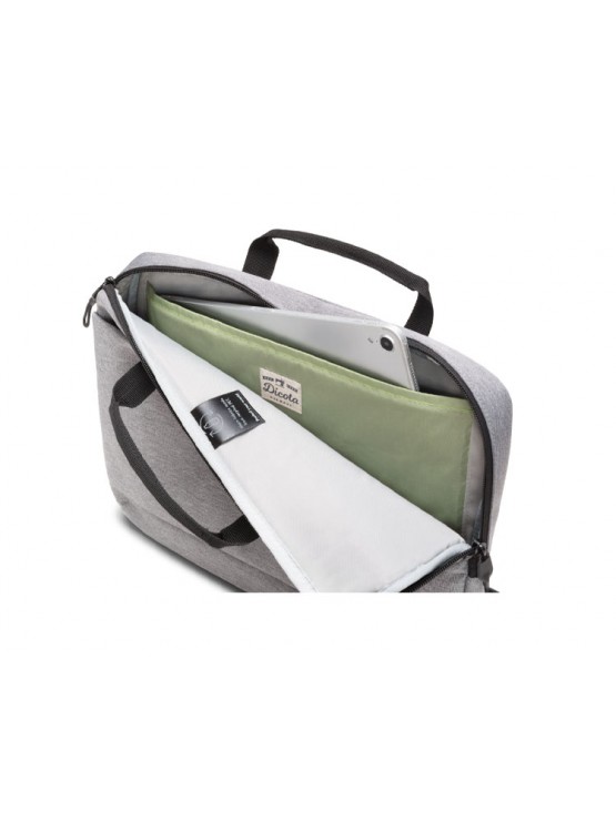 ნოუთბუქის ჩანთა: Dicota Eco Slim MOTION 14-15.6" Laptop Case Light Grey - D31873-RPET