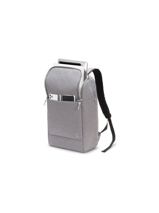 ნოუთბუქის ჩანთა: Dicota Eco MOTION 13-15.6" Laptop Backpack Light Grey - D31876-RPET