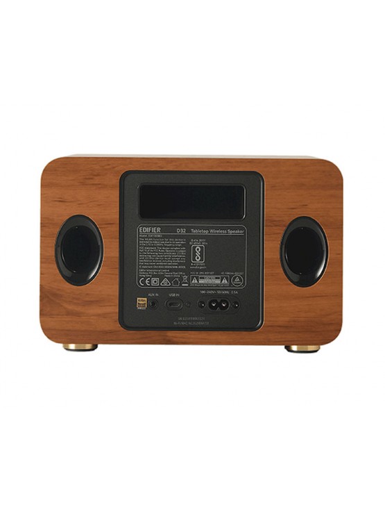 დინამიკი: Edifier D32 60W Tabletop Wireless Speaker Brown