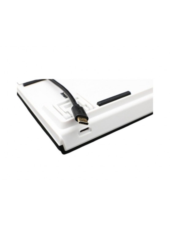 კლავიატურა: Ducky One 2 SF Cherry Blue RGB LED Black/White - DKON1967ST-CRUPDAZT1