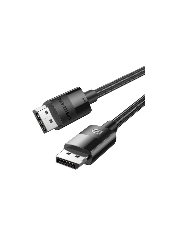 კაბელი: UGREEN DP114 80391 8K DisplayPort To DisplayPort 1.5m Black