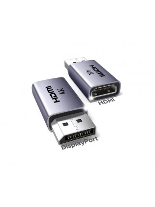 ადაპტერი: UGREEN DP130 2Pcs 4K DisplayPort to HDMI Adapter Grey - 55935
