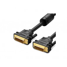 კაბელი: UGREEN DV101 11604 DVI-D 241 Male to Male Dual Link Video Cable 2m Black