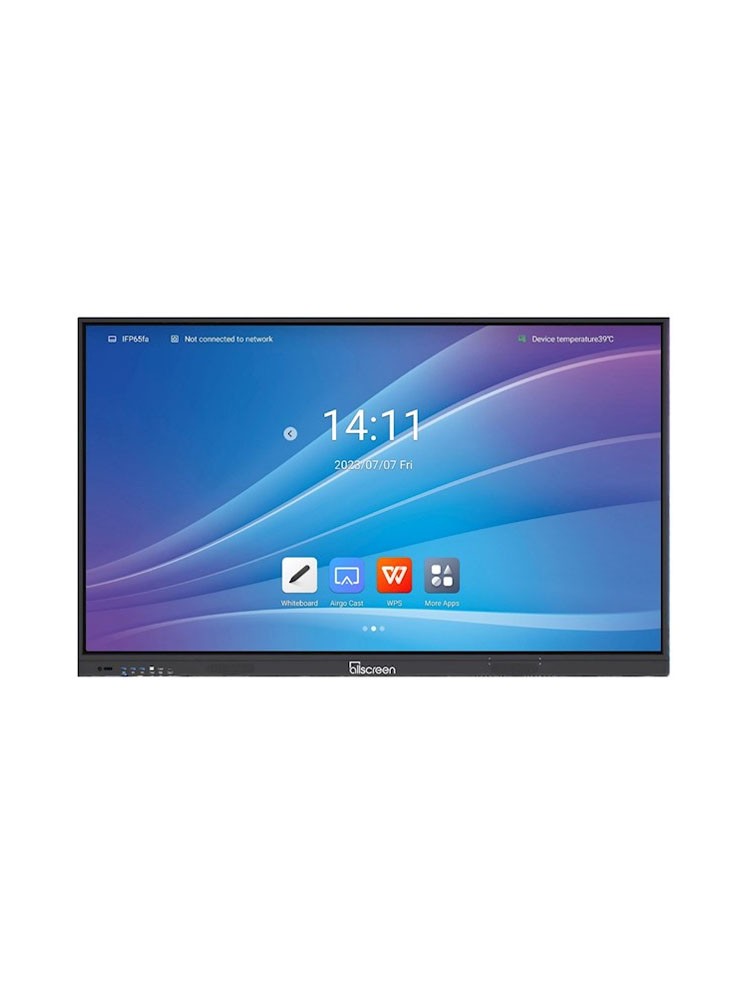 ინტერაქტიული ეკრანი: Allscreen DW65HQV100 T Series 65" Android 12 RAM 4GB 32GB Smart Board Black