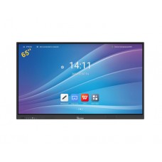ინტერაქტიული ეკრანი: Allscreen DW65HTV100 V2 T Series 65" Android 14 8GB 128GB Smart Board Black