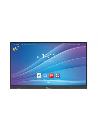 ინტერაქტიული ეკრანი: Allscreen DW65HTV100 V2 T Series 65" Android 14 8GB 128GB Smart Board Black