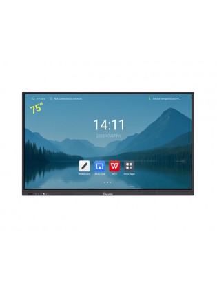 ინტერაქტიული ეკრანი: Allscreen DW75HT311D V2 T Series 75" Android 13 8GB 128GB Smart Board Black