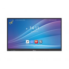 ინტერაქტიული ეკრანი: Allscreen DW75HTV100 V2 T Series 75" Android 14  8GB 128GB Smart Board Black