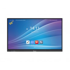 ინტერაქტიული ეკრანი: Allscreen DW86HTV100 V2 T Series 86" Android 14 8GB 128GB Smart Board Black