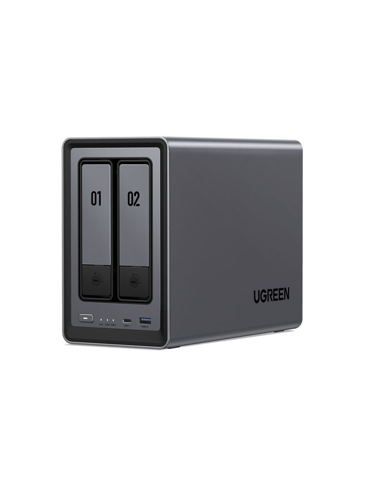NAS სერვერი: UGREEN NASync DXP2800 Intel N100 8GB 2-Bay NAS - 25369