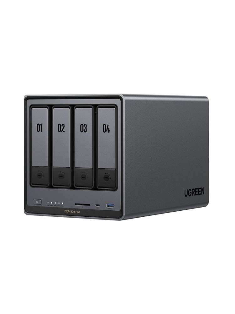 NAS სერვერი: UGREEN NASync DXP4800 Plus Intel Gold 8505 8GB 4-Bay NAS - 35261