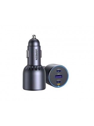 მანქანის დამტენი: UGREEN EC703 75W 3 Ports Fast Car Charger - 35024