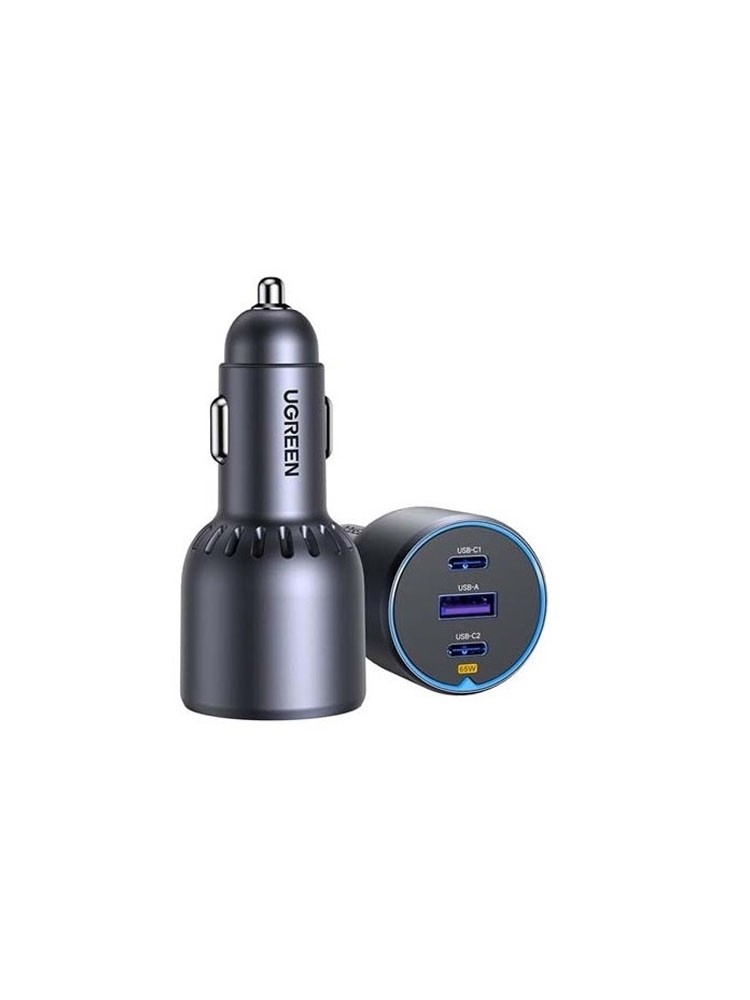 მანქანის დამტენი: UGREEN EC703 75W 3 Ports Fast Car Charger - 35024