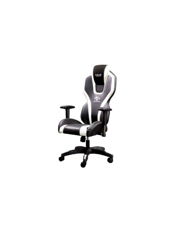 გეიმერული სავარძელი: E-Blue Auroza Gaming Chair Black/White - EEC410BWAA-IA