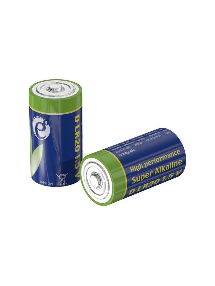 ელემენტი: Gembird EG-BA-LR20-01 Alkaline D-cell battery 2-pack