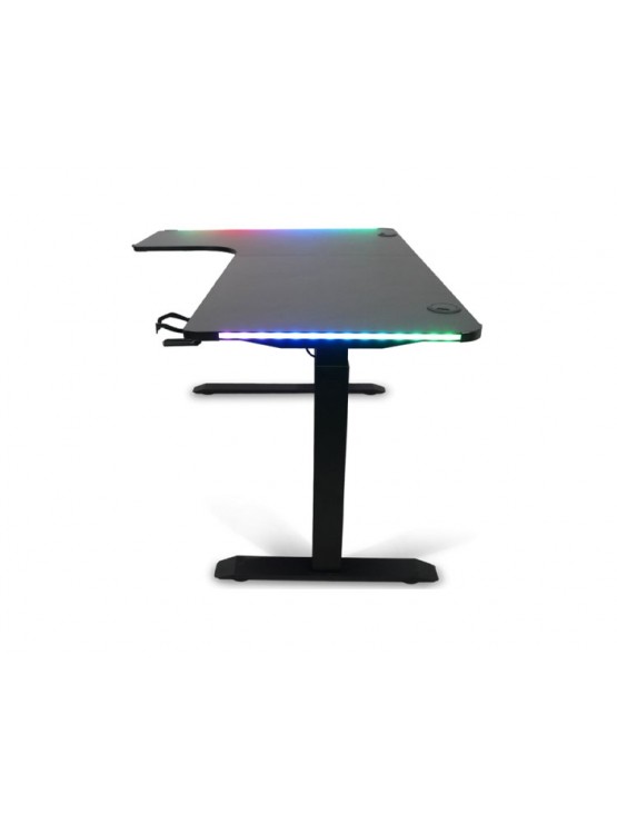 გეიმერული მაგიდა: E-blue EGT502 Gaming Desk Black - EGT502BK