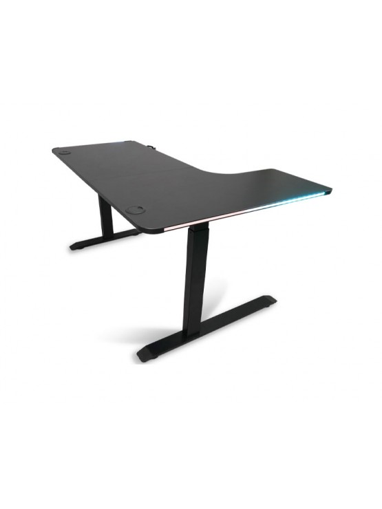 გეიმერული მაგიდა: E-blue EGT502 Gaming Desk Black - EGT502BK
