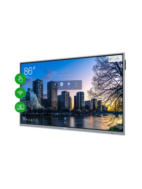 ინტერაქტიული ეკრანი: Vivitek NovoTouch EK755i 75" 4K UHD Android 11 8GB 64GB Smart Board Grey