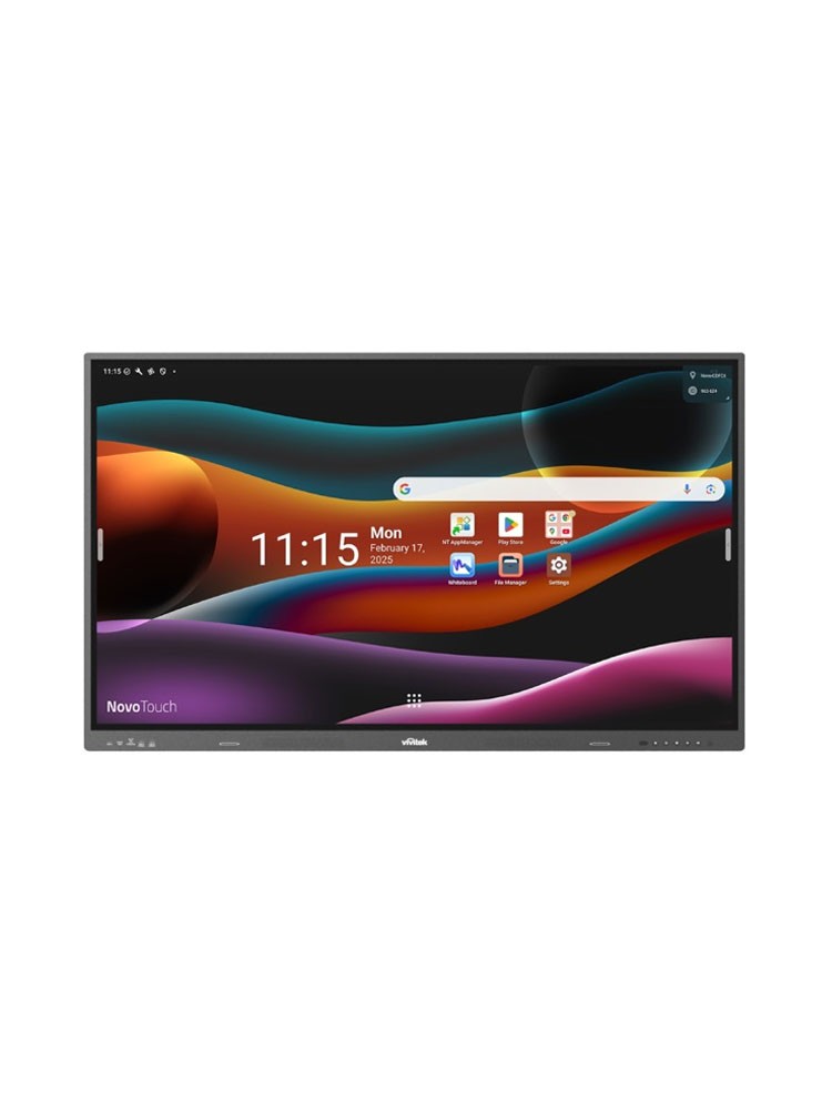 ინტერაქტიული ეკრანი: Vivitek EK867i NovoTouch 86" Android 14 RAM 16GB 128GB Smart Board Grey