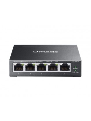 სვიჩი: TP-Link ES205GP Omada 5-Port Gigabit Easy Managed Switch with 4-Port PoE+