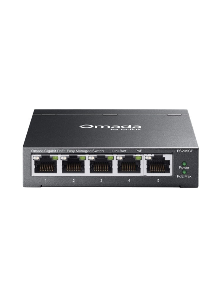 სვიჩი: TP-Link ES205GP Omada 5-Port Gigabit Easy Managed Switch with 4-Port PoE+