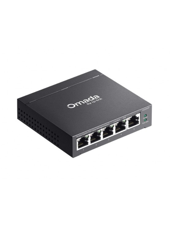 სვიჩი: TP-Link ES205GP Omada 5-Port Gigabit Easy Managed Switch with 4-Port PoE+