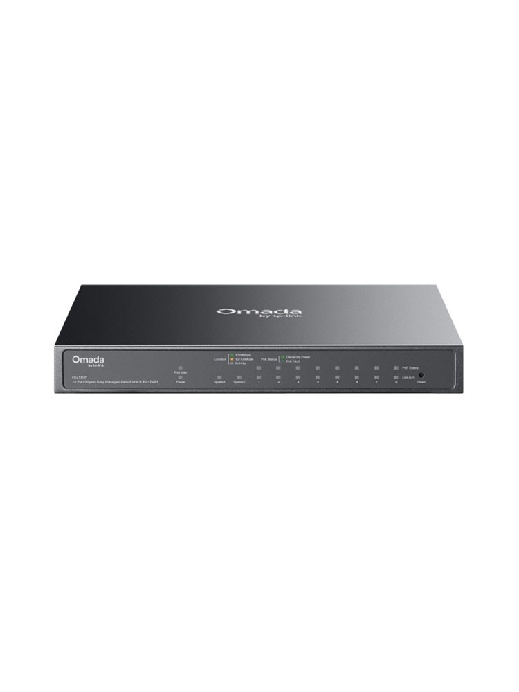 სვიჩი: TP-Link ES210GP Omada 10-Port Gigabit Easy Managed Switch