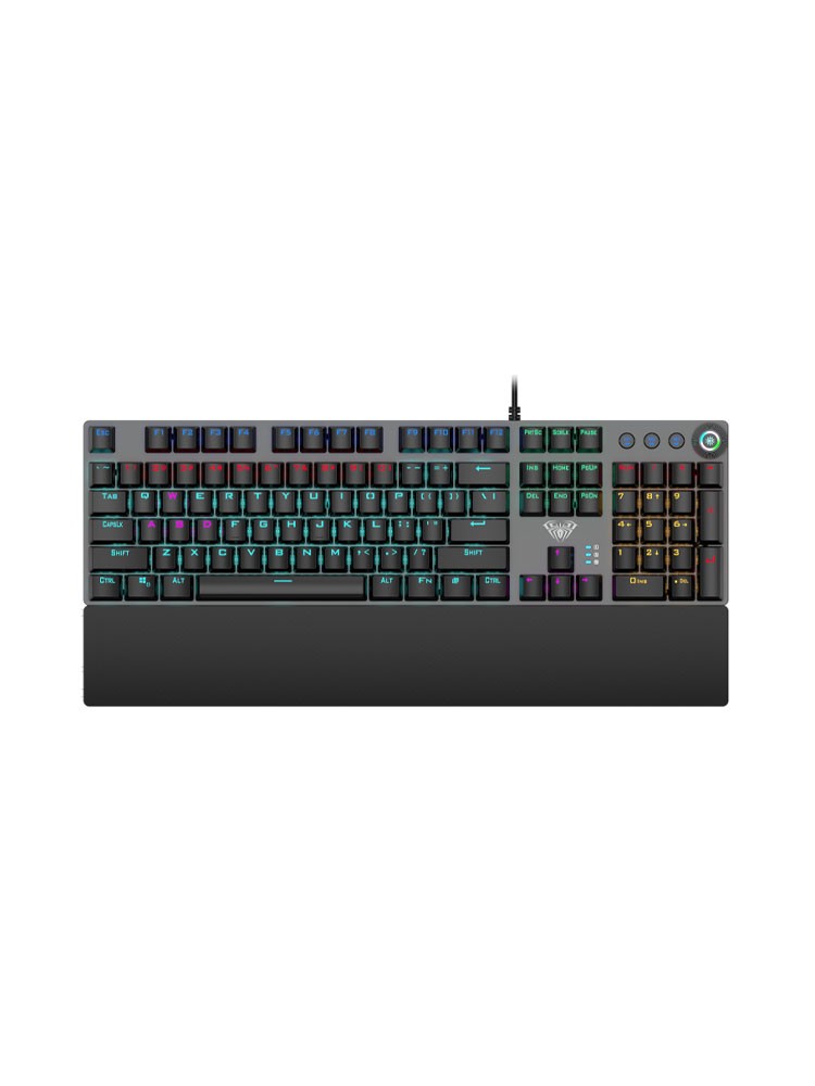 კლავიატურა: AULA F2058 LED Wired Mechanical Gaming Keyboard (Blue switch)