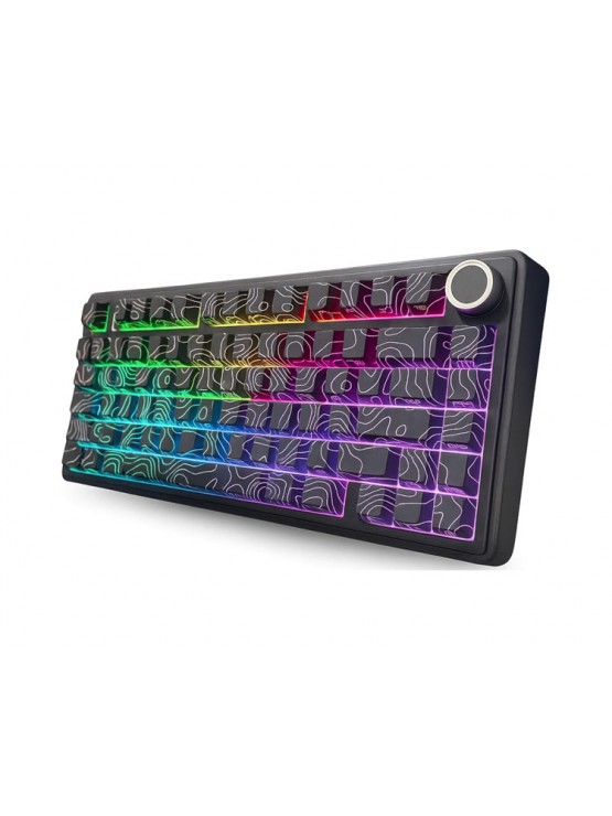 კლავიატურა: AULA F75 RGB Gaming Keyboard Black Contour (Seiya Switch)