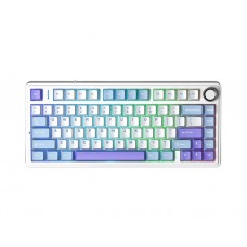 კლავიატურა: AULA F75 Wireless Mechanical Keyboard Gradient White/Blue/Purple (Star Vector Switch)