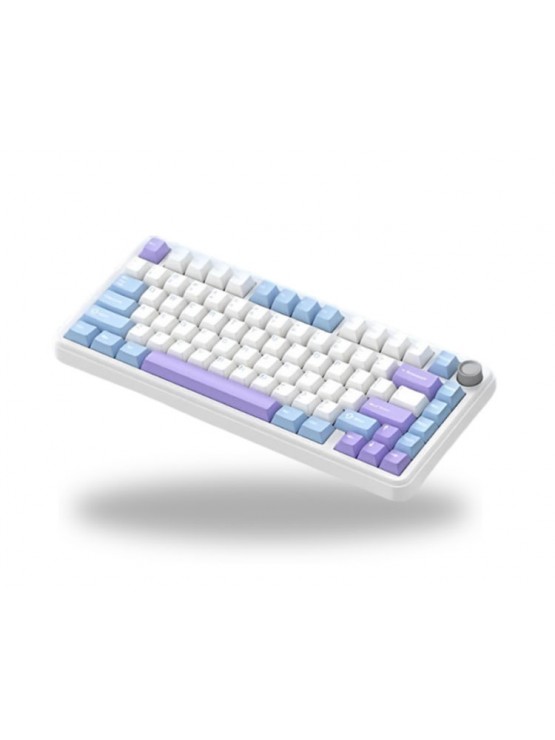 კლავიატურა: AULA F75 Wireless Mechanical Keyboard Gradient White/Blue/Purple (Star Vector Switch)