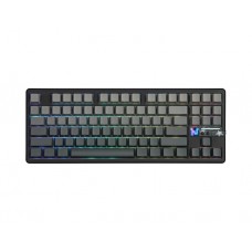კლავიატურა: AULA F87 PRO V2 Tri-Mode RGB Mechanical Keyboard Black/Gradient Grey (Gray Wood Switch V4)
