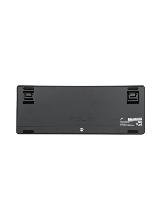 კლავიატურა: AULA F87 PRO V2 Tri-Mode RGB Mechanical Keyboard Black/Gradient Grey (Gray Wood Switch V4)