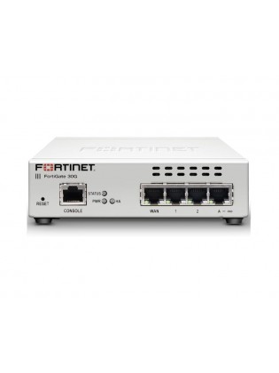 Firewall: Fortinet FG-30G 4-Port Gigabit Firewall White