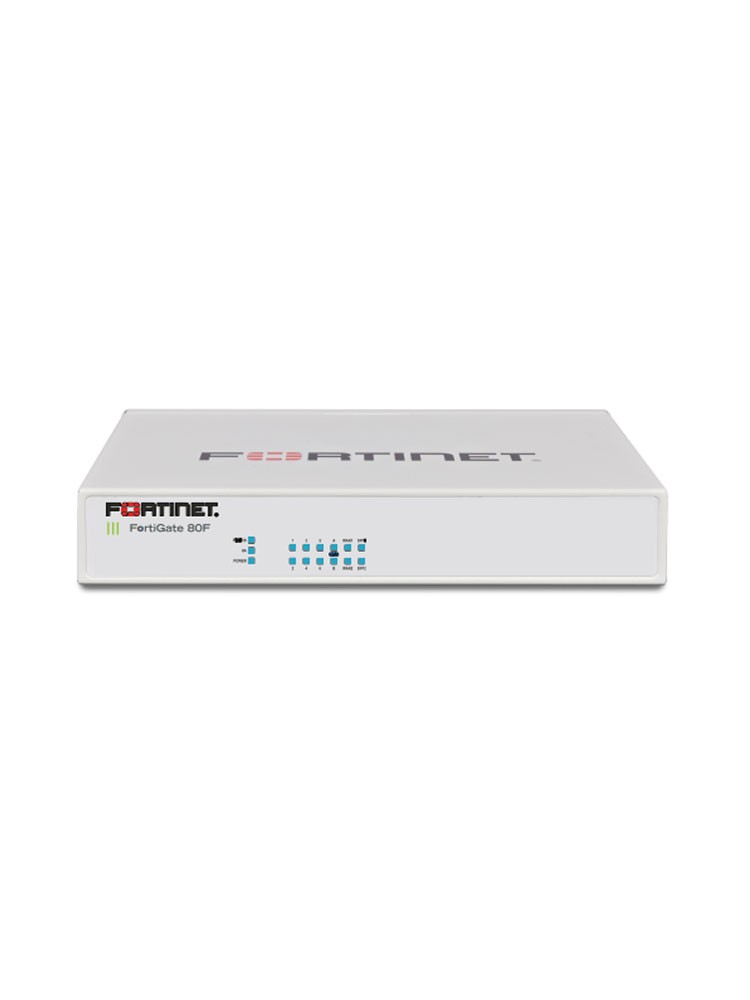 Firewall: Fortinet FortiGate FG-80F 10-Port Gigabit Switch White